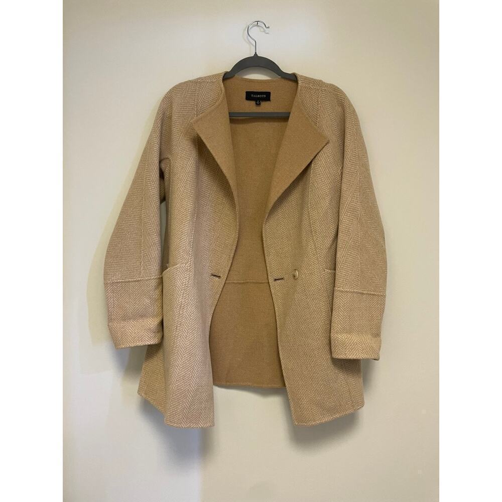Talbots Reversible Herringbone Blazer Jacket